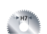 Внутренний диаметр (посадочное отверстие), допуск H7